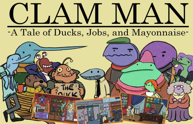 SCAB Super Comedy Adventure Bargain Bundle Review - Clam Man